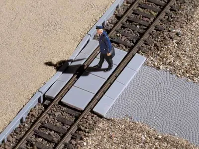 Produktbild von Auhagen 43564, TT (1:120), Grau, 10 Stück(e)
