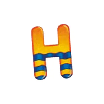 Produktbild von Selecta Spielzeug Alphabet H, Buchstabe, Kinderzimmer Deko, Holzspielzeug, Holz, 8 cm, 60908