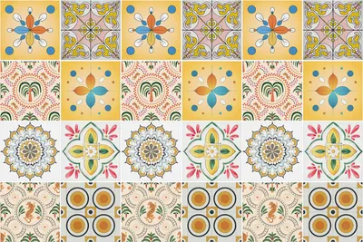 Produktbild von Fliesenaufkleber 10×10 cm – 24 Stück – Selbstklebend – Wasserfest – Pflegeleicht – Hitzebeständig – Für Küche & Bad – Tropisches Design