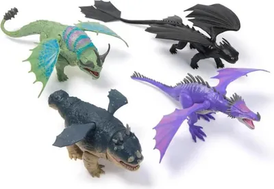 Produktbild von Spin Master Basis Drachenfigur Drachenzähmen Leicht Gemacht 4 Sortiert Sortiert Lila  Lila One Size