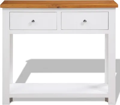 Obrázek produktu pro vidaXL Konzolový stolek 83x30x73 cm Dubový masiv