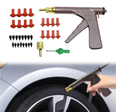 Obrázok produktu pre Sada na opravu pneumatík, farba: tmavohnedá, určená pre automobily