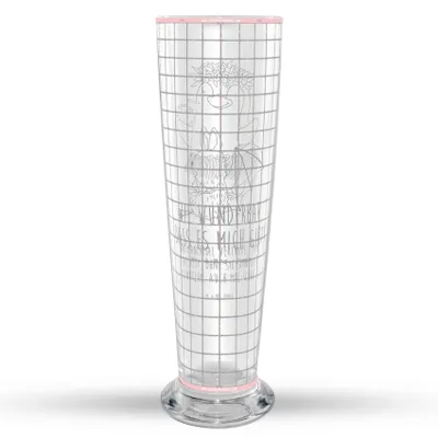 Produktbild von Mr. & Mrs. Panda Weißbierglas Fledermaus Sitzen - Transparent - Geschenk, Bierglas, Weizen Glas, Fledermäuse, Weizenbier, Lustige Sprüche, Entspannen, Mr Mrs Weizenglas