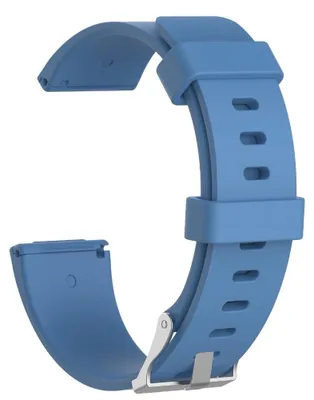 Produktbild von By Qubix passend für Fitbit Versa 1 / 2 & Lite Gummi-Sportarmband - Blau