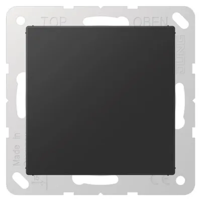 Obrázek produktu pro Slepý kryt - Krycí deska pro Blind plate černá A594-0SWM