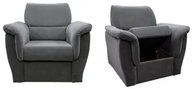 Immagine prodotto di Poltrona moderna divano TV 1 posto divano di design tessuto divani imbottiti nuovo