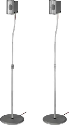 Zdjęcie produktu dla 2x podstawki pod głośniki Slim Silver
