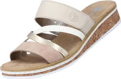 Produktbild von Rieker Damen Pantolette Riemchensandalen beige 37