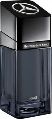 Produktbild von Mercedes-Benz Select Night, Männer, 100 ml, Flüssiges Parfüm, Bergamotte, Kardamom, Lavendel, Zedernholz, Guajak-Holz, Orangenblüte, Patschuli, Sandelholz, Vanille