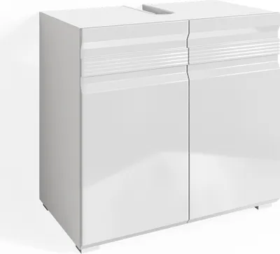 Produktbild von Vicco Waschbeckenunterschrank Freddy, 60 x 56 cm, Weiß Hochglanz