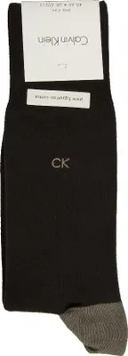 Produktbild von Socke 1 Paar trunk Strümpfe Herren Mann aus Baumwolle fil d'ecosse CK CALVIN KLEIN Artikel ECB105, EUR 40/46 - UK 6.5/11, Cotone 98%,Elasthan 2%