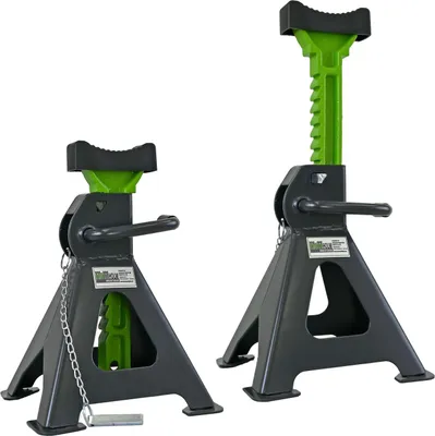 Produktbild von Unterstellbock 2 Stück, 3 Tonnen Traglast pro Stütze Höhe von 300 - 430 mm