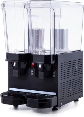 Immagine prodotto di Distributore di bevande fredde Combisteel 2x20L – refrigerate, per 2 bevande, nero