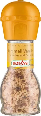 Image de Kotanyi caramel vanille moulin fin grossier pour café et dessert 53g