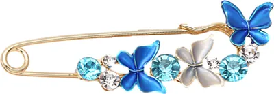 Produktbild von Brosche Anstecker Blume Anmut Strass Inlay Galvanik Temperament Kleidung Passende Farbecht Damen Anstecker Anstecknadel Accessoires Bekleidungszubehör