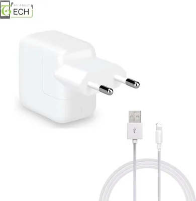 Produktbild von Für iPhone iPod iPad Ladegerät mit Ladekabel Stecker Netzteil USB Adapter Charger (12 W)