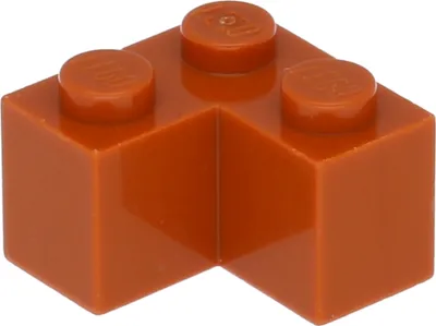 Productafbeelding van LEGO: 100 hoeksteentjes 2x2, donkeroranje