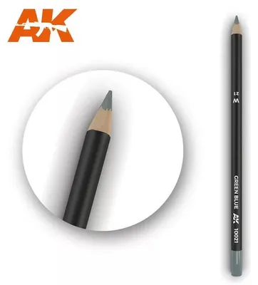 Produktbild von AK Interactive AK10021 - Watercolor Pencil Green Blue