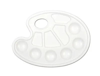 Produktbild von Concorde Malpalette, 10 Schalen, weiß