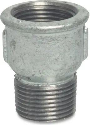 Produktbild von Gewindefitting Temperguss Muffennippel 1 1/2" IG x 1 1/2" AG