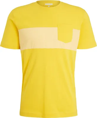 Produktbild von Tom Tailor T-Shirt kurzärmlig Rundhalsausschnitt aufgesetzte Brusttasche Regular Fit Zweifarbig