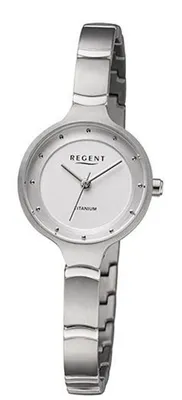 Produktbild von Regent Damen Uhr Metallarmband Metall Armbanduhr Analog silber URF1338