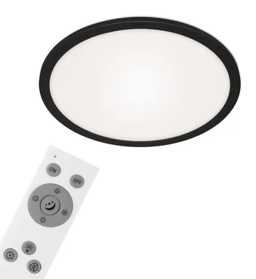 Produktbild von LED Panel Dimmbar Fernbedienung CCT 24W schwarz Metall-Kunststoff Briloner