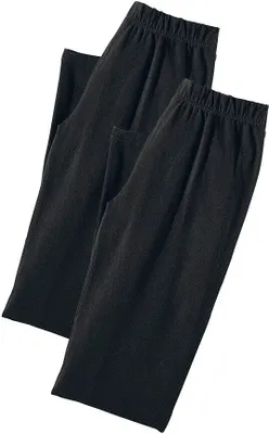 Produktbild von VIVANCE ACTIVE Caprihose 2x schwarz Größe 48/50