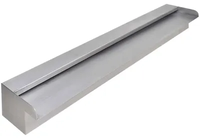 Obrázek produktu pro vidaXL Bazénová fontána s vodopádem obdélníková nerezová ocel 90 cm