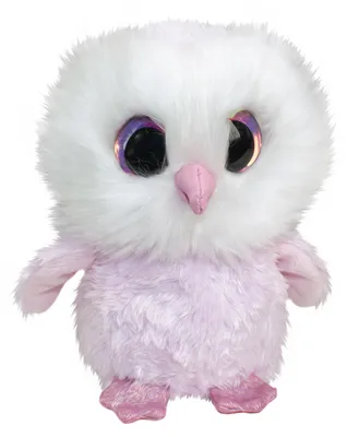 Immagine prodotto di peluche gufo Lumo Pöllö rosa/bianco 15 cm