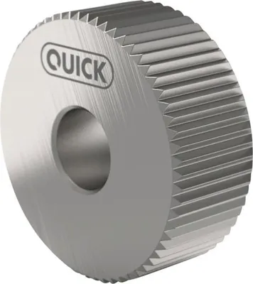 Produktbild von Quick-Rändel PM AA 25 x 8 x 6 G7 P:1.5 m.F., Rändelform:15x6x6 mm, Teilung:0,6 mm, Schaftausführung:nv