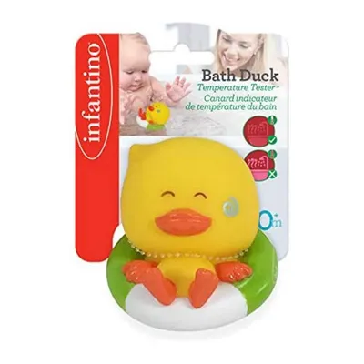 Image de Canard avec capteur de chaleur dans le bain