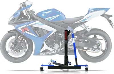 Zdjęcie produktu dla Stojak centralny CS Power Evo do Suzuki GSX-R 600 06-10 Niebieski