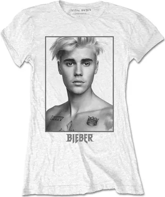 Produktbild von Justin Bieber Sorry (Back Print) White M Damen T-Shirt