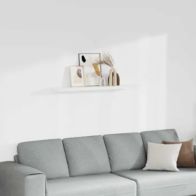 Immagine prodotto di vidaXL Scaffale galleggiante Bianco 120x23,5x3,8 cm MDF