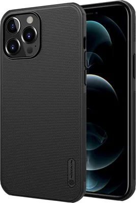Produktbild von Nillkin Super Frosted Shield für iPhone 13 Pro Silikon Schutzhülle TPU Case Schutz Cover Premium Hülle in Schwarz