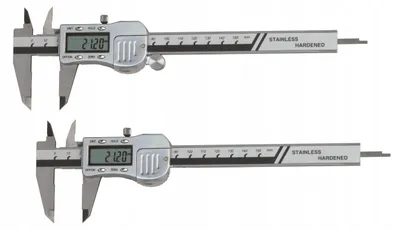 Produktbild von Gimex Elektronische Schieblehre 150mm Edelstahl mit Tiefenmesser