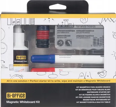 Produktbild von Bi-Office KT1010, Zubehörset, Mehrfarbig, Schwarz, Blau, Grün, Rot, CE, 230 mm, 220 mm