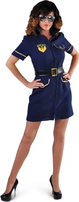Image de Costume de policière bleu foncé L