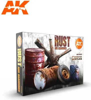 Zdjęcie produktu dla Zestaw farb: RUST AND ABANDONED (6x17ml)