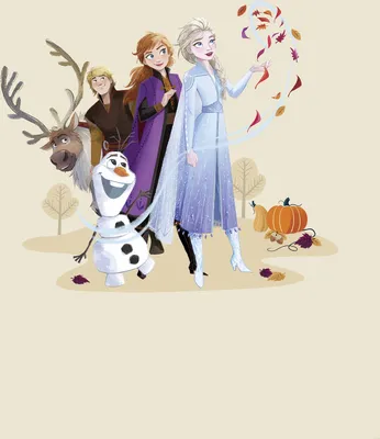 Produktbild von Komar Wandbild- Disney Frozen Autumn Feeling - Größe 50 x 70 cm
