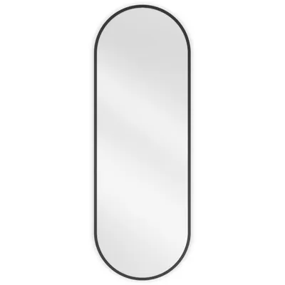 Zdjęcie produktu dla Mexen Loft lustro łazienkowe owalne 100 x 35 cm, rama czarna - 9851-100-035-000-70