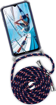 Produktbild von TWIST-Case + TWIST-Cord für Xiaomi Redmi Note 8T, Farbe:Nautic Life (Silber)