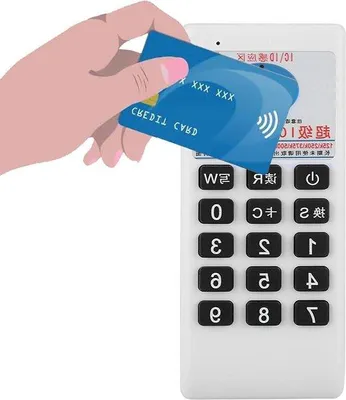Obrázek produktu pro Ruční RFID čtečka/zapisovač identifikačních čipů a karet, skener identifikačních karet, 125 kHz, 250 kHz, 375 kHz, 500 kHz, 1356 MHz, přenosná RFID čtečka-zapisovač
