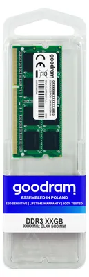 Immagine prodotto di SODIMM DDR3 GOODRAM 8GB1600 CL11 1,35 V a bassa tensione (GR1600S3V64L11/8G)