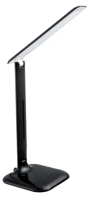 Immagine prodotto di Lampada Da Tavolo Moderna Caupo Policarbonato Nero Luce Led Integrato 2,1W