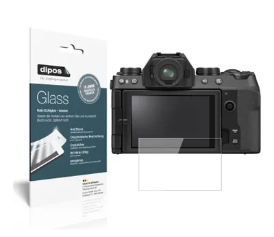 Produktbild von 2x Schutzfolie für Fujifilm X-S10 - Anti-Shock 9H Folie dipos Glass Kunststoffglas