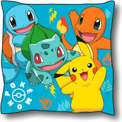 Produktbild von Pokemon Dekokissen 40×40 cm - Kissenbezug mit Füllung