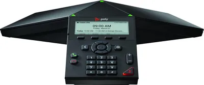 Obrázek produktu pro HP Poly Konferenční IP telefon Poly Trio 8300 s podporou technologie PoE, Konferenční IP telefon, Černá, 8,89 cm (3.5"), G.711alaw, G.711ulaw, G.719, G.722, G.722.1, G.722.1C, G.729ab, OPUS, iLBC, Gigabit Ethernet, 10,100,1000 Mbit/s