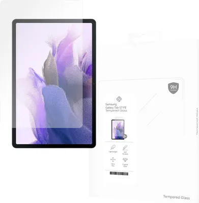 Produktbild von Schutzfolie Samsung Galaxy Tab S7 FE - Panzerglas - Cazy - Transparant